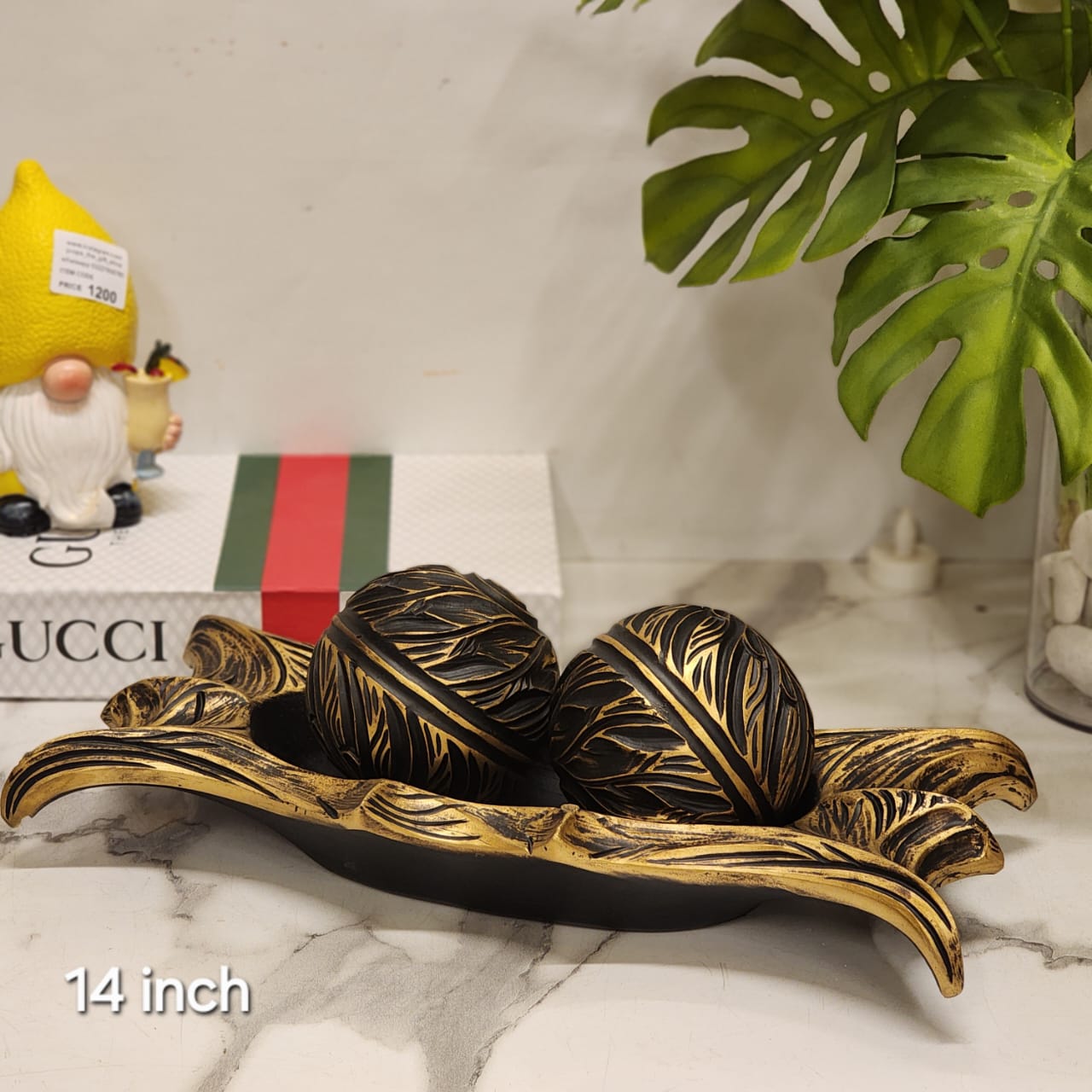 Decorative Bowl with Orbs Set