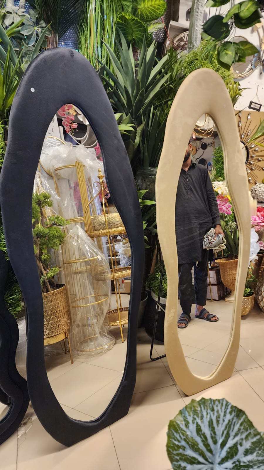 Organic Mirrors or Irregular Pebble Mirrors