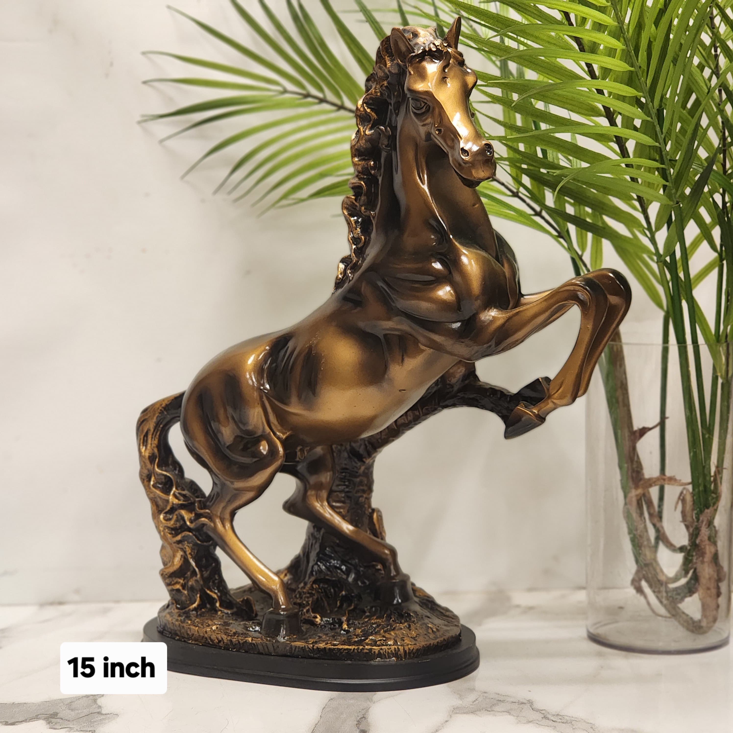 Rearing Horse Statue