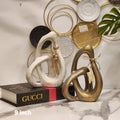 Abstract Interlocking Loop Sculpture