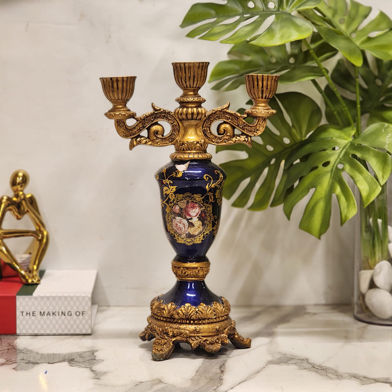 3-Arm Vintage Candelabra