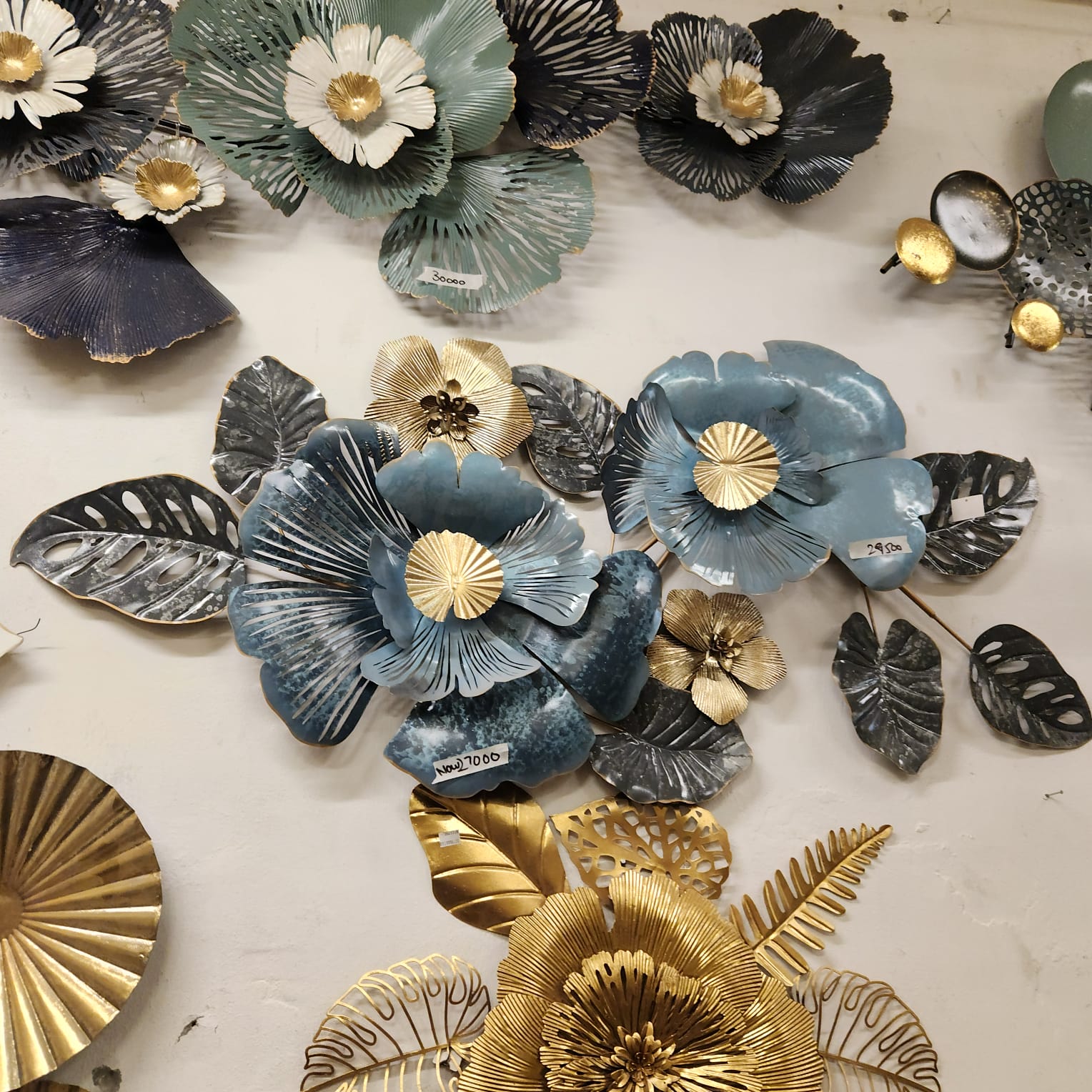 Metal Floral Wall Art