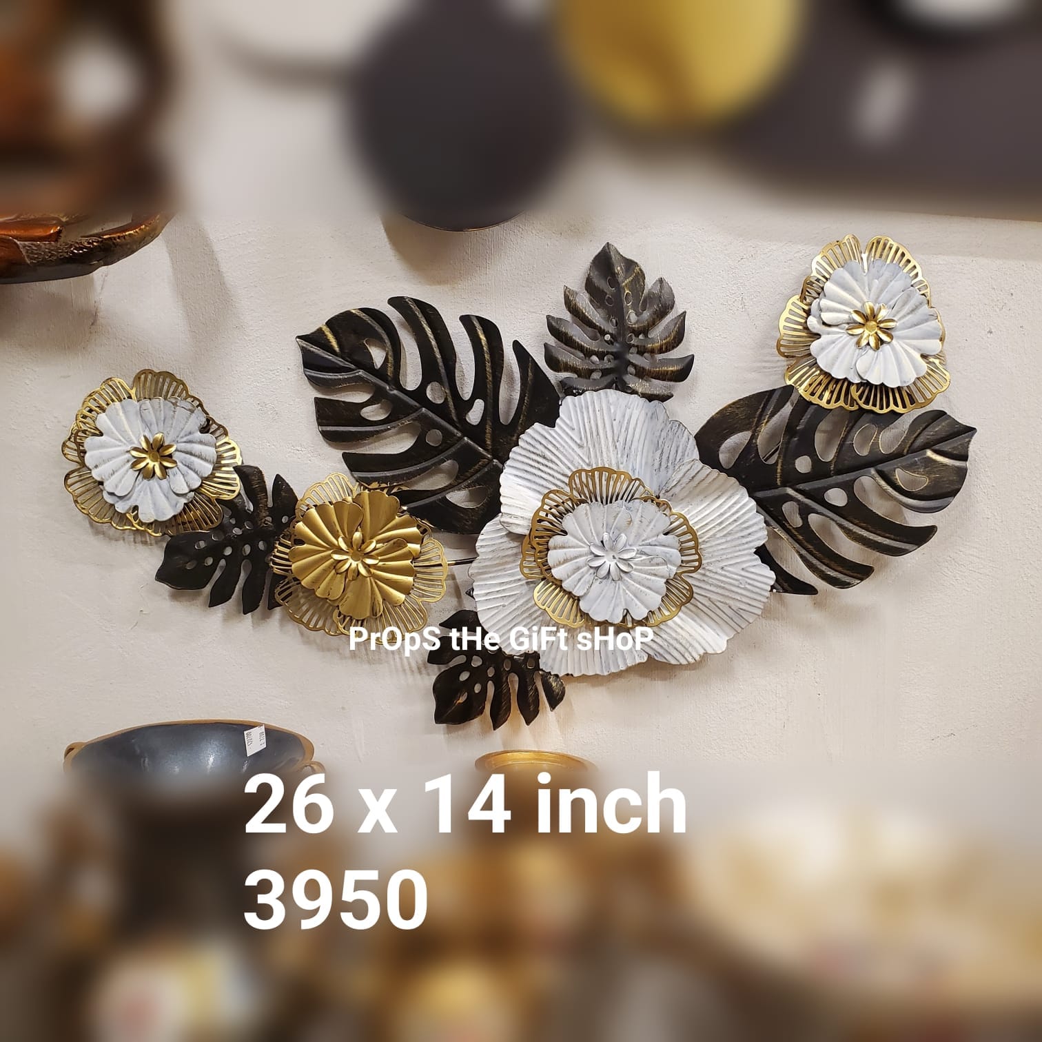 Tropical Leaf Metal Wall Art