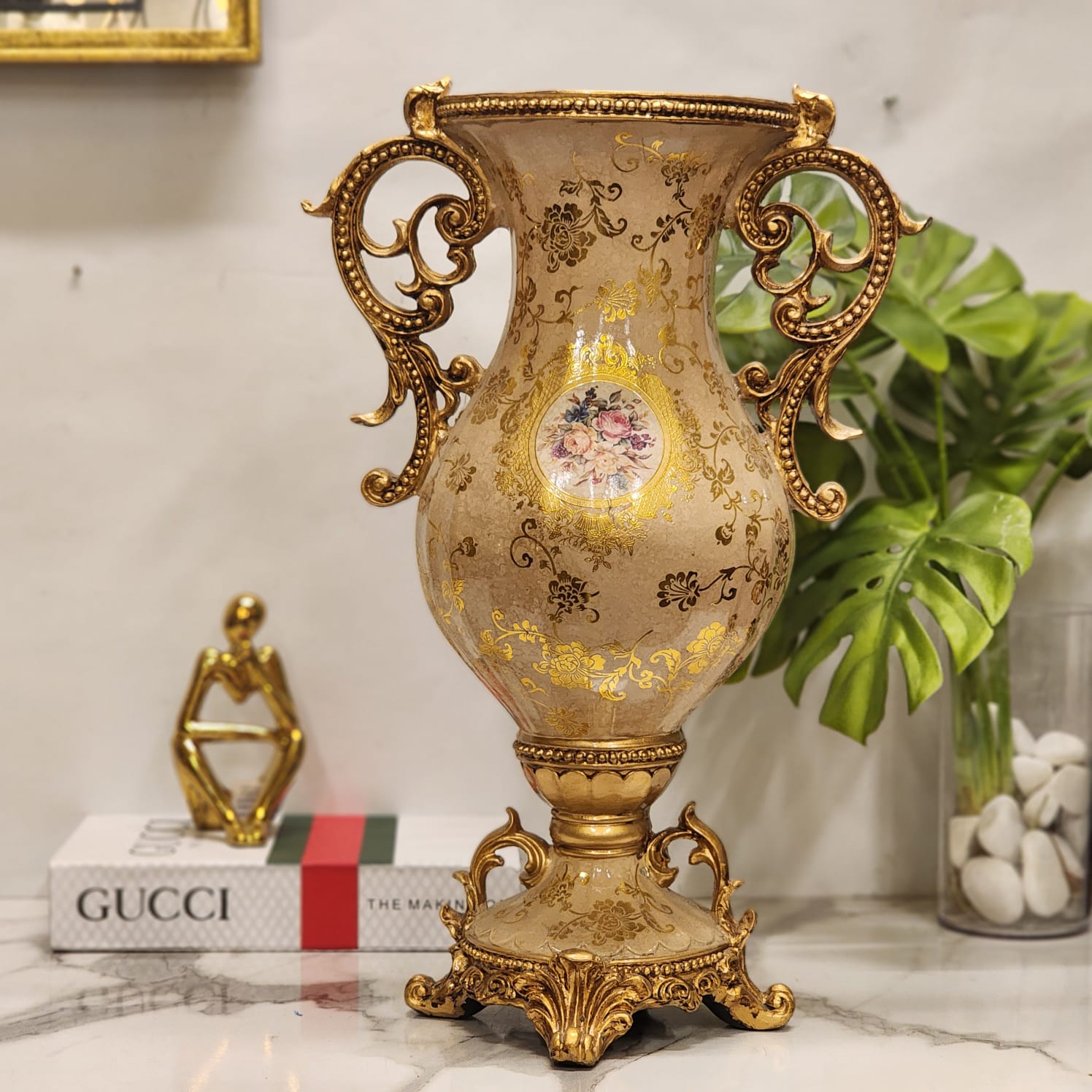 Vintage Victorian-style Urn Vase