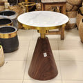 Conical Pedestal Side Table