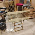 Gold Leaf-Motif Nesting Accent Tables