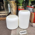 White Planter set 1