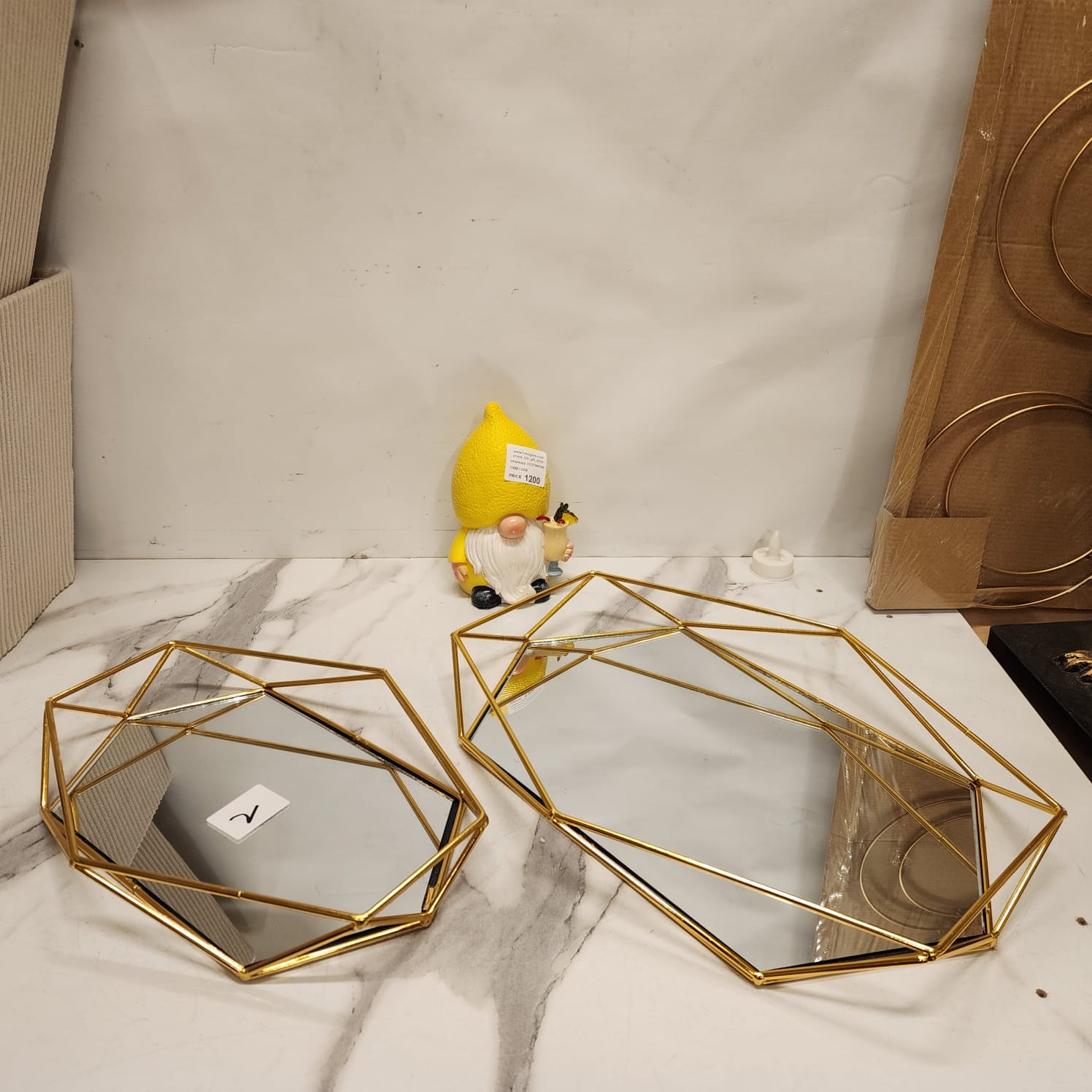 Mirrored Decorative Trays