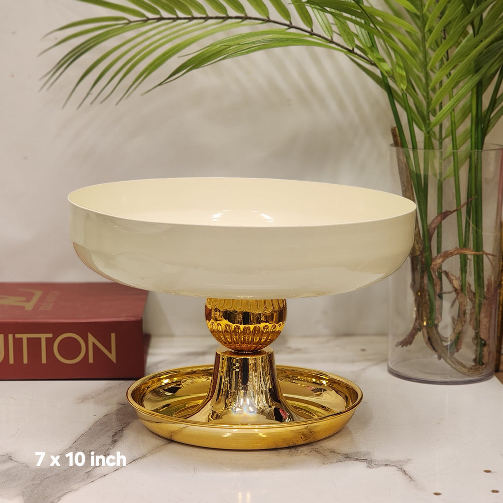 Pedestal Decorative Fruit Bowl