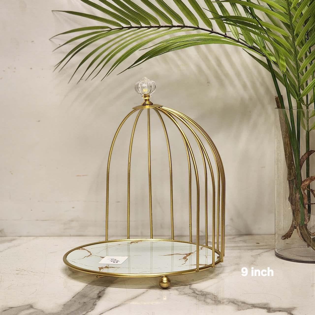 1-Tier Gold Birdcage Organizer