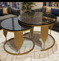 Marble Nesting Coffee Table Set