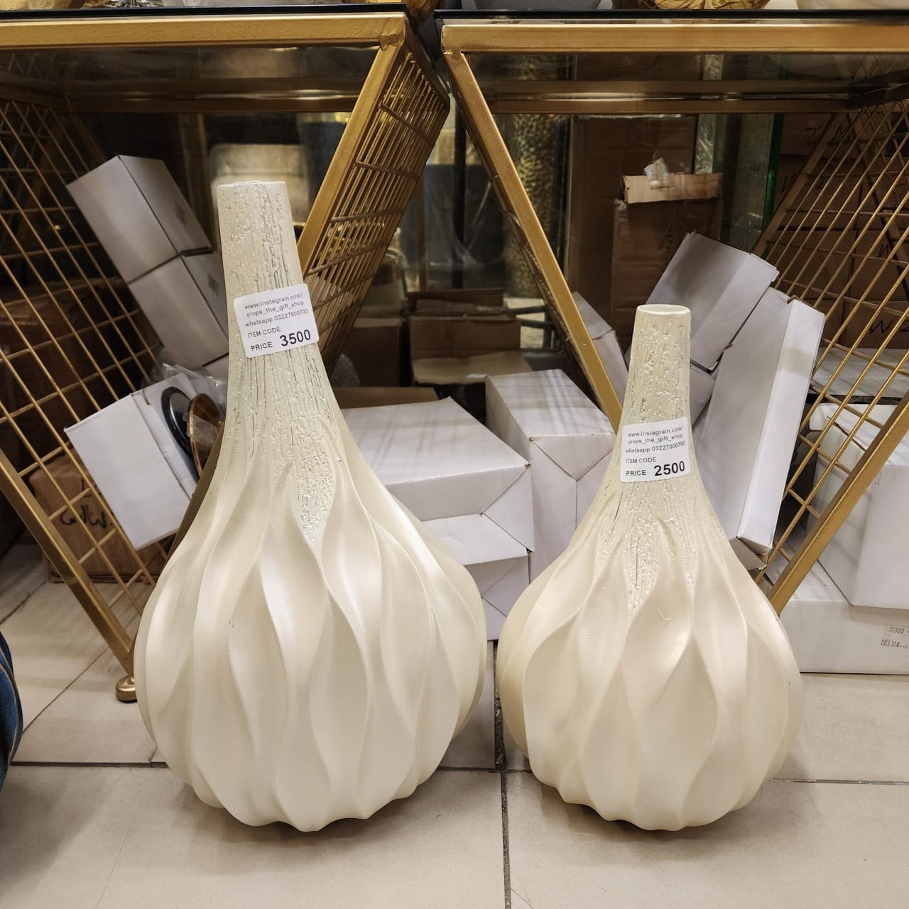 Teardrop Sculptural Vases