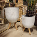 Mid-Century Modern Tripod Planters