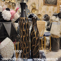 Hand-Carved Floor Vases
