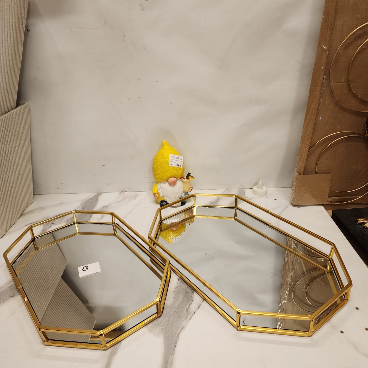 Mirrored Decorative Trays